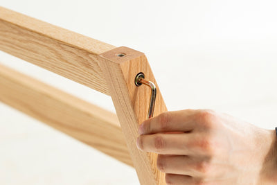 木製脚 ガラステーブル　かんたん組立ての仕方