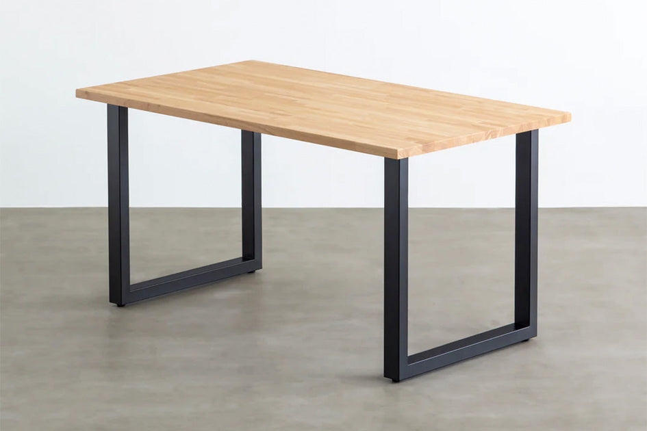 その他 KANADEMONO THE TABLE THE TABLE / ラバーウッド ブラウン × Black Steel – KANADEMONO