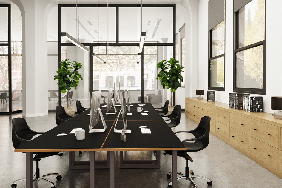 【Thisページ】kanademono オフィスデスク 45524-85-