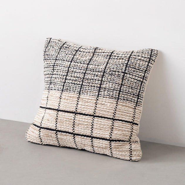 Plaid - Line 格子模様の ハンドメイド クッションカバー – KANADEMONO