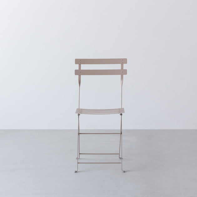 Folding - Bistro アウトドアでも使える チェア2脚セット