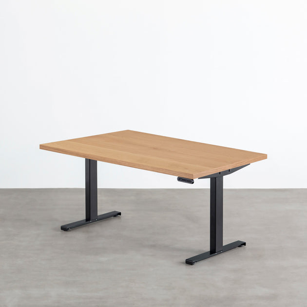 THE TABLE / ホワイトオーク × スマート電動昇降脚 – KANADEMONO