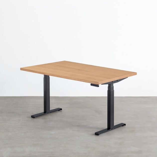 THE TABLE / ホワイトオーク × スマート電動昇降脚 – KANADEMONO