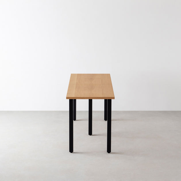 THE TABLE / ホワイトオーク × Black Steel × W181 - 300cm D40 - 69cm – KANADEMONO