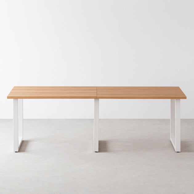 THE TABLE / ホワイトオーク × White Steel × W181 - 300cm – KANADEMONO