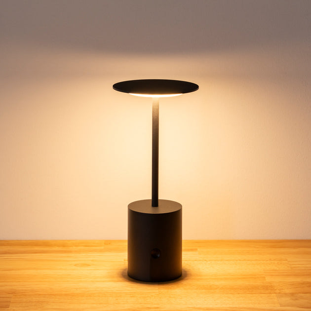 Evening × Lamp カクテルグラスのような 充電式 ポータブルライト