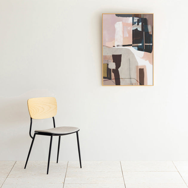 OAK Art Frame 暮らしにアートを Pink × Overlap Abstract #3