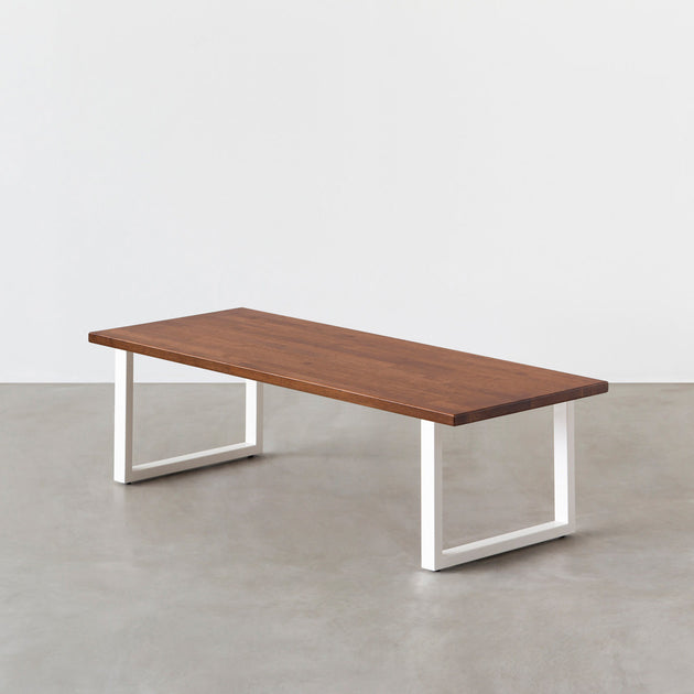 KANADEMONO THE LOW TABLE / ラバーウッド ブラウン THE LOW TABLE / ラバーウッド ブラウン × White Steel – KANADEMONO
