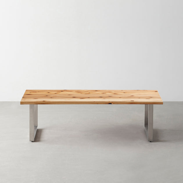 THE LOW TABLE / 無垢 杉 × Stainless – KANADEMONO