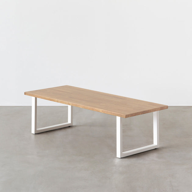 KANADEMONO THE LOW TABLE ラバーウッド アッシュグレー THE LOW TABLE / ラバーウッド アッシュグレー × White Steel – KANADEMONO
