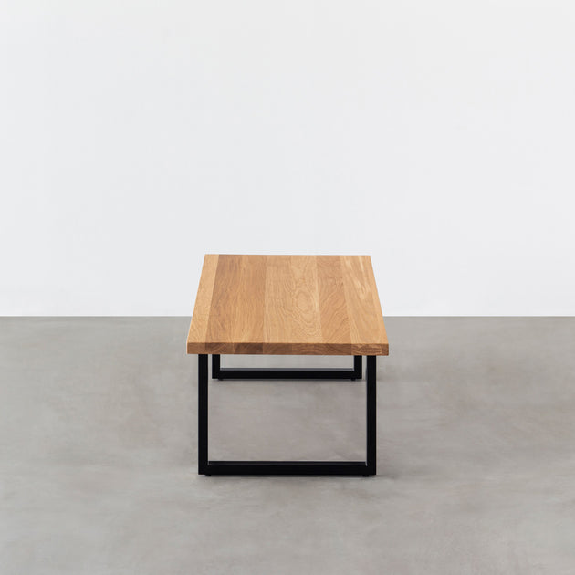 THE LOW TABLE / 無垢 ホワイトオーク × Black Steel – KANADEMONO