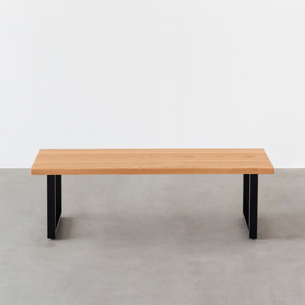 THE LOW TABLE / 無垢 レッドオーク × Black Steel – KANADEMONO