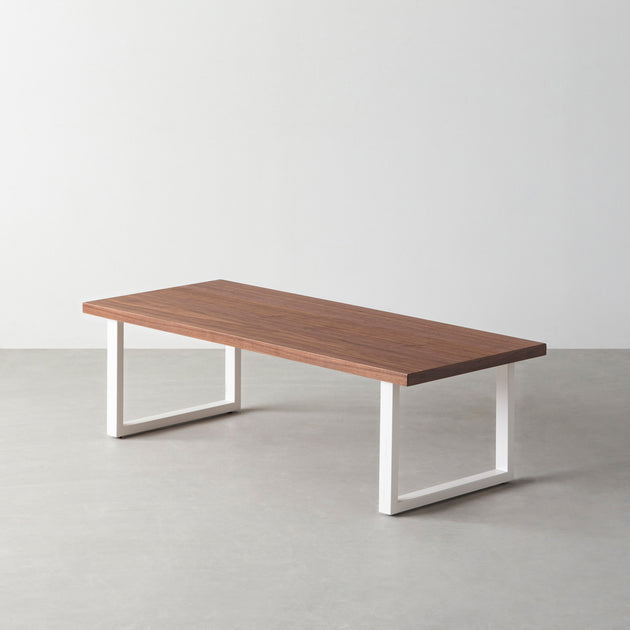 THE LOW TABLE / ウォルナット × White Steel – KANADEMONO