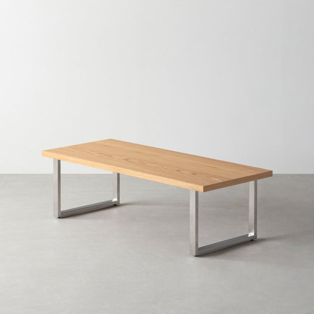 THE LOW TABLE / ホワイトオーク × Stainless – KANADEMONO