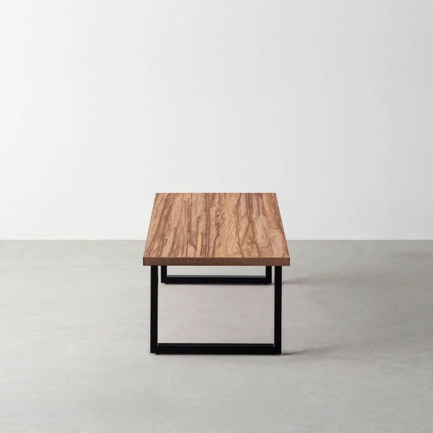 THE LOW TABLE / サテンウォルナット × Black Steel – KANADEMONO