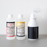 リノリウム製品・ビニール床専用のクリーナー「リ・ニュー!」 1・2 + ボトルの3点セット