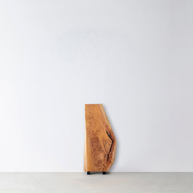 一枚板 / ケヤキ #0033 910 × 240 ~ 420 mm – KANADEMONO