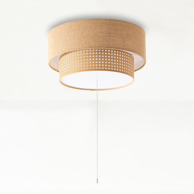 バンブー天然素材 波打ちシーリングライト 【公式通販】