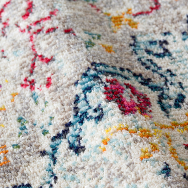 【kanademono】FloralVinesTribalRug120×170 Floral Vines Tribal Rug 120×170 – KANADEMONO