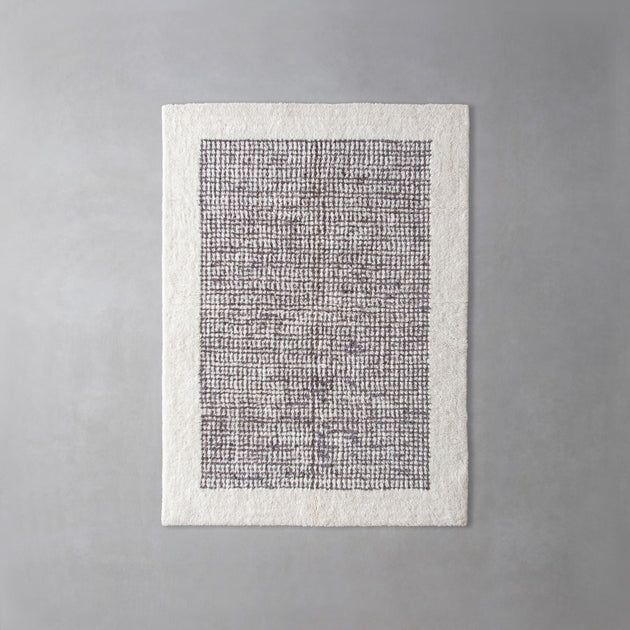 KANADEMONO ウールブレンドラグ 120x160cm Nekodamono_rugsforpets_Ivory_i