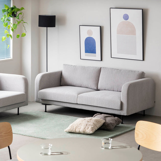 Cloud - Modern アイアン脚 ソファ 2 seater – KANADEMONO