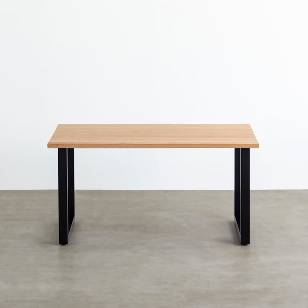 THE TABLE 無垢 ホワイトアッシュ × Black Steel – KANADEMONO