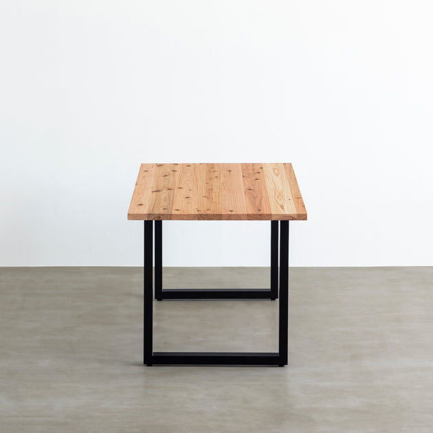 THE TABLE 無垢 杉 × Black Steel – KANADEMONO