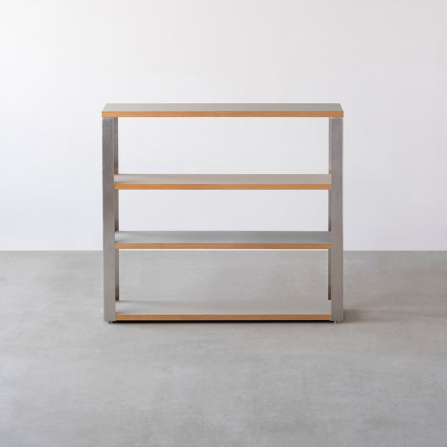 THE STORAGE SHELF 4段 / リノリウム 全32色 × Stainless – KANADEMONO