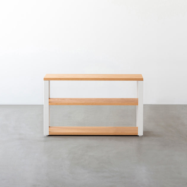 Kanademono THE STORAGE SHELF ホワイトオーク THE SHELF / ホワイトオーク × White Steel – KANADEMONO