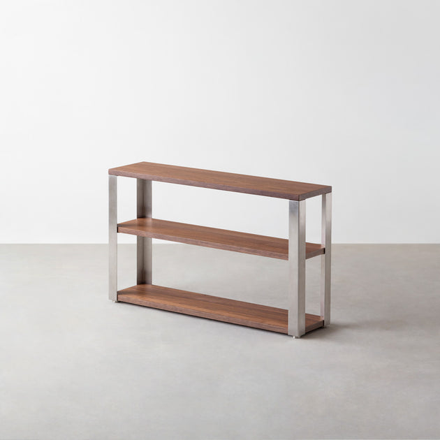 THE STORAGE SHELF 3段 / ウォルナット × Stainless – KANADEMONO