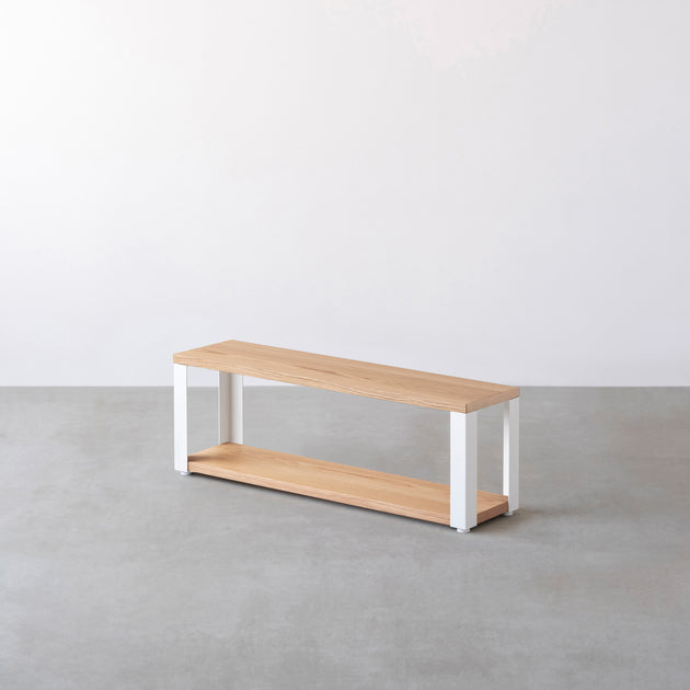 Kanademono THE STORAGE SHELF ホワイトオーク THE SHELF / ホワイトオーク × White Steel – KANADEMONO