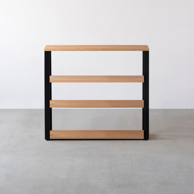 Kanademono THE STORAGE SHELF ホワイトオーク THE STORAGE SHELF 3段 / ホワイトオーク × White Steel