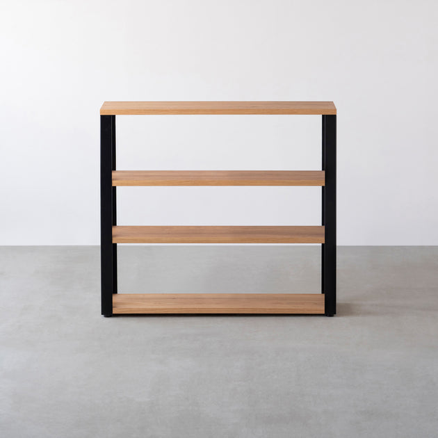 黒縁むーみん さん専用 カナデモノ THE SHELF その③ THE STORAGE SHELF 4段 / くるみ × Black Steel – KANADEMONO