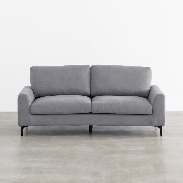Stylish - Modern Fabric Sofa 2 seater Light gray – KANADEMONO