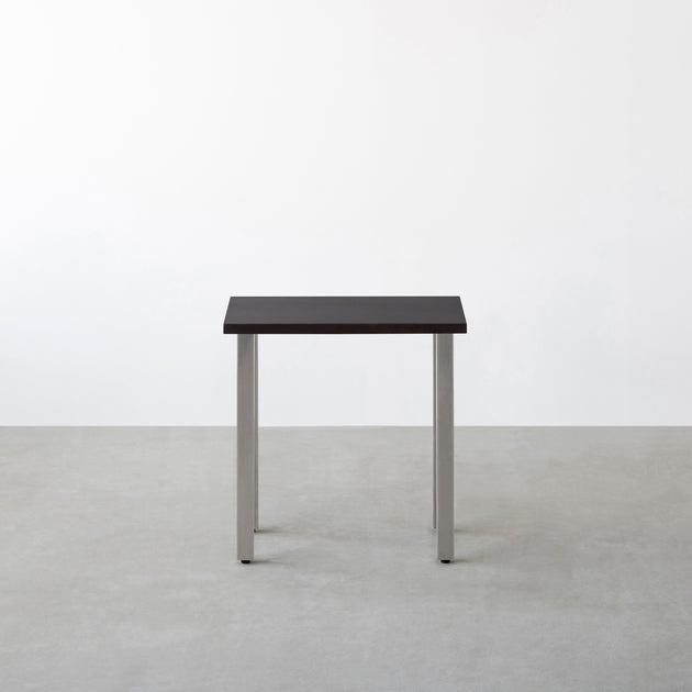 THE TABLE / コンパクトデスク ラバーウッド ブラックブラウン