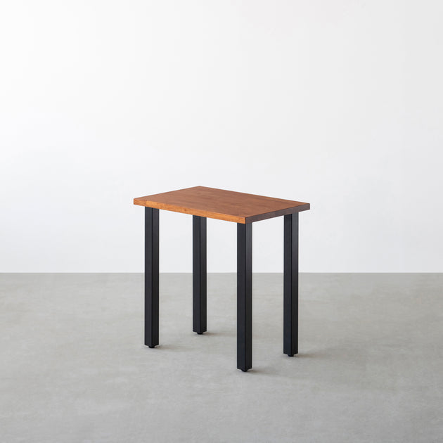 THE TABLE / コンパクトデスク ラバーウッド ブラウン × Black