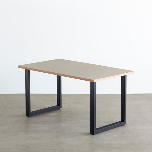 kanademono リノリウム Nero Black Steelテーブル TBL-K20-009-SB-