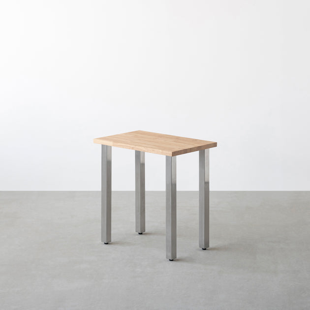 KANADEMONO コンパクトデスク ラバーウッド アッシュグレー THE TABLE / コンパクトデスク ラバーウッド アッシュグレー