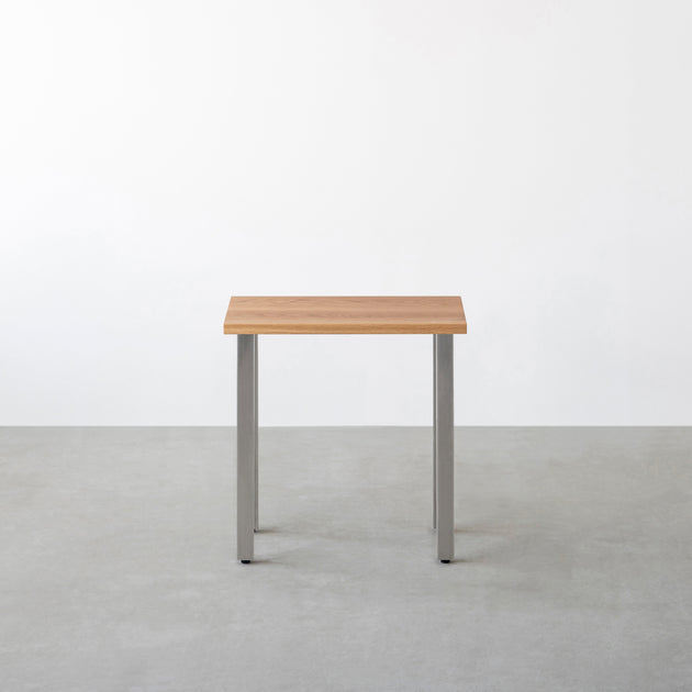 THE TABLE / コンパクトデスク 無垢 ホワイトオーク × Stainless