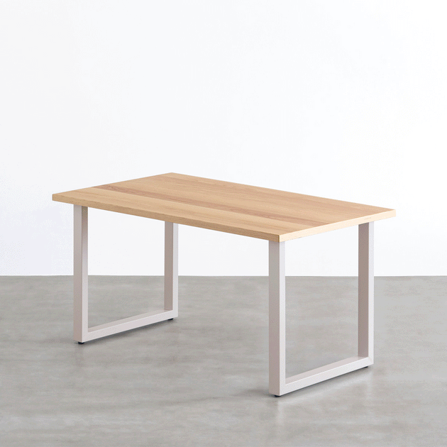 THE TABLE / ホワイトオーク × Colored Steel 全8色 NATURE