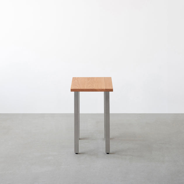 THE TABLE / コンパクトデスク 無垢 レッドオーク × Stainless