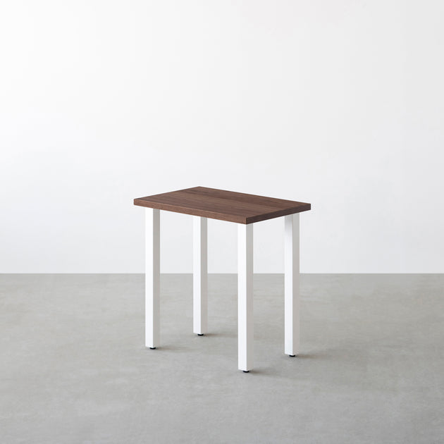 THE TABLE / コンパクトデスク ウォルナット × White Steel – KANADEMONO
