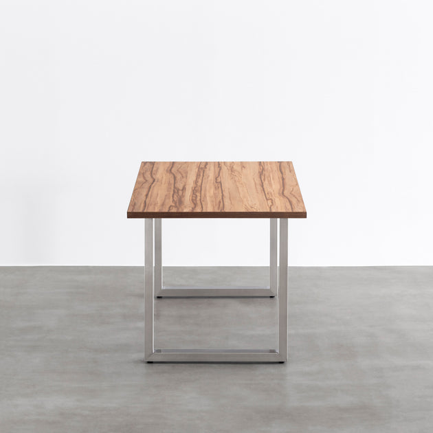 THE TABLE / サテンウォルナット × Stainless – KANADEMONO