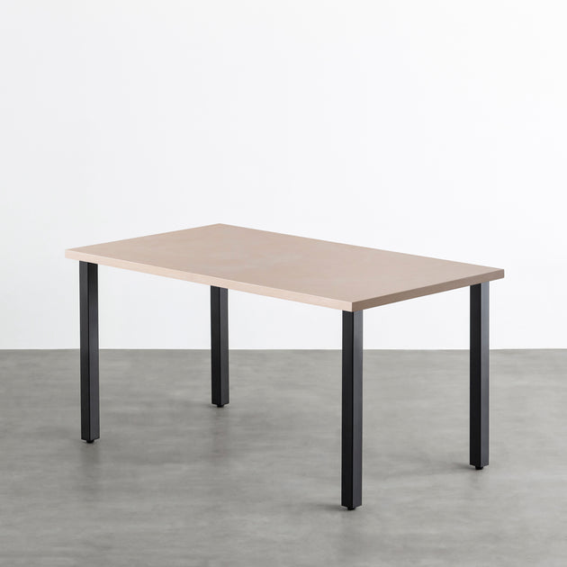OUTLET】THE TABLE / MORTEX モールテックス Beige × Black Steel