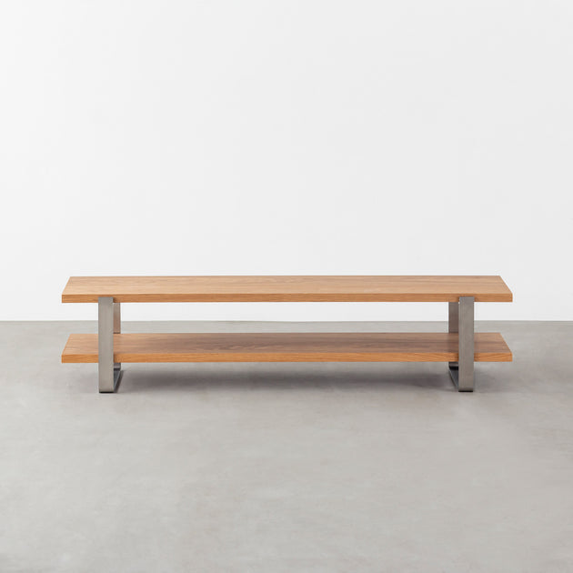 THE TV BOARD / LOW TABLE くるみ × Stainless – KANADEMONO