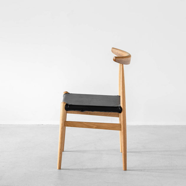Scandinavian Design シンプル チェア オーク無垢材 1脚・2脚セット