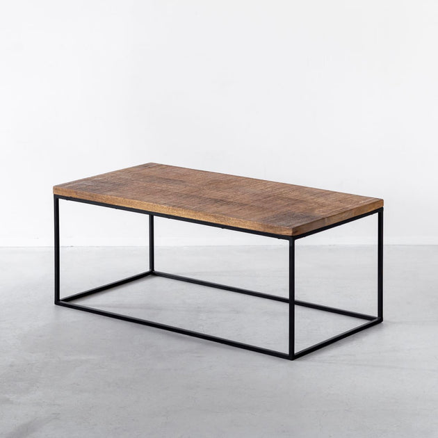 Simple - Industrial マンゴー無垢材 センターテーブル – KANADEMONO