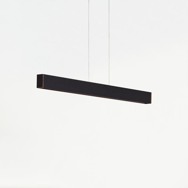 Black Bar Steel Hanging Light KANADEMONO