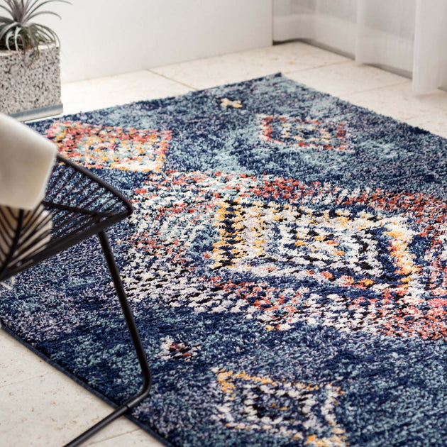 Eclectic Diamond Rug - Multi 160×220 – KANADEMONO