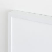 KANADEMONOの白と黒のシンプルなコントラストが独特の世界観をもつシックモダンなアートA1＋ホワイトフレーム（フレーム）